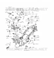 CHASSIS EQUIPMENT ELECTRIQUE pour Kawasaki J300 2014