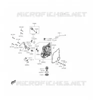 COUVERCLES MOTEUR pour Kawasaki J300 2014