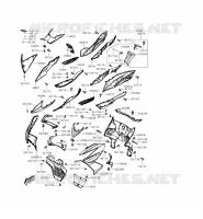 PROTEGE JAMBE pour Kawasaki J300 2014