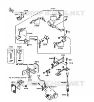CONTACTEUR SERRURE/R&Eacute;FLECTEUR pour Kawasaki VN1500 1999