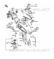 RESERVOIR CARBURANT pour Kawasaki VN-15 1988