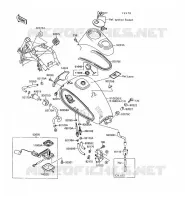 RESERVOIR CARBURANT pour Kawasaki VN-15 1992