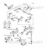 CONTACTEUR SERRURE/R&Eacute;FLECTEUR pour Kawasaki VN-15 1994