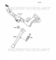 BEQUILLES pour Kawasaki VN-15SE 1988