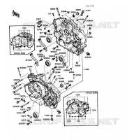 CARTER MOTEUR(S) pour Kawasaki VN-15SE 1988