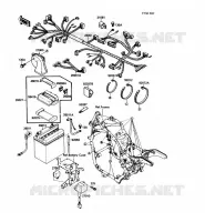 CHASSIS EQUIPMENT ELECTRIQUE pour Kawasaki VN-15SE 1988