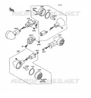 CLIGNOTANTS pour Kawasaki VN-15SE 1988