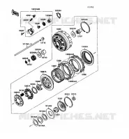 EMBRAYAGE pour Kawasaki VN-15SE 1988