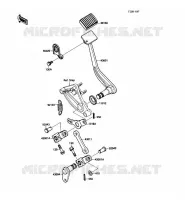 PEDALE DE FREIN/TORQUE LINK pour Kawasaki VN-15SE 1988