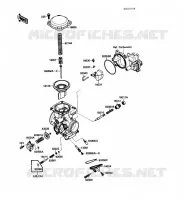 PI&Egrave;CES DE CARBURATEUR pour Kawasaki VN-15SE 1988