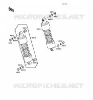 SUSPENSION/AMORTISSEUR pour Kawasaki VN-15SE 1988