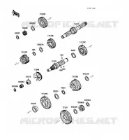 TRANSMISSION pour Kawasaki VN-15SE 1988