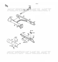 BRAS OSCILLANT pour Kawasaki VN-15SE 1990