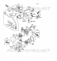 FILTRE &Agrave; AIR pour Kawasaki VN-15SE 1990