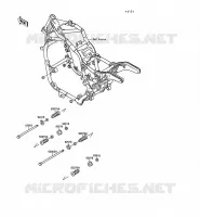 PIECE DE CADRE pour Kawasaki VN-15SE 1990