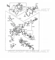PIGNON CONIQUE AVANT pour Kawasaki VN-15SE 1990