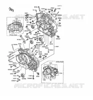 CARTER MOTEUR(S) pour Kawasaki VN-15SE 1990