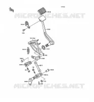 PEDALE DE FREIN pour Kawasaki VN-15SE 1990