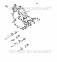 PIECE DE CADRE pour Kawasaki VN-15SE 1990
