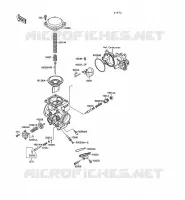 PI&Egrave;CES DE CARBURATEUR pour Kawasaki VN-15SE 1990