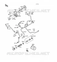 POMPE A HUILE pour Kawasaki VN-15SE 1990