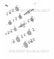 TRANSMISSION pour Kawasaki VN-15SE 1990