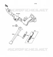 BEQUILLE pour Kawasaki VN-15SE 1992
