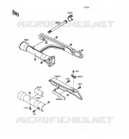 BRAS OSCILLANT pour Kawasaki VN-15SE 1992