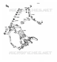 CH&Acirc;SSIS pour Kawasaki VN-15SE 1992