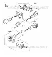 CLIGNOTANT pour Kawasaki VN-15SE 1992