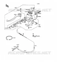 EMBRAYAGE MAITRE CYLINDRE pour Kawasaki VN-15SE 1992