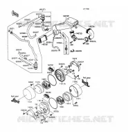 FILTRE &Agrave; AIR pour Kawasaki VN-15SE 1992