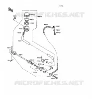 MAITRE CYLINDRE ARRI&Egrave;RE pour Kawasaki VN-15SE 1992