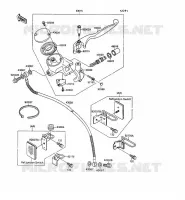 MAITRE CYLINDRE AV pour Kawasaki VN-15SE 1992