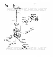 PI&Egrave;CES DE CARBURATEUR pour Kawasaki VN-15SE 1992