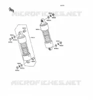 SUSPENSION/AMORTISSEUR pour Kawasaki VN-15SE 1992