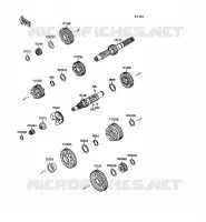 TRANSMISSION pour Kawasaki VN-15SE 1992