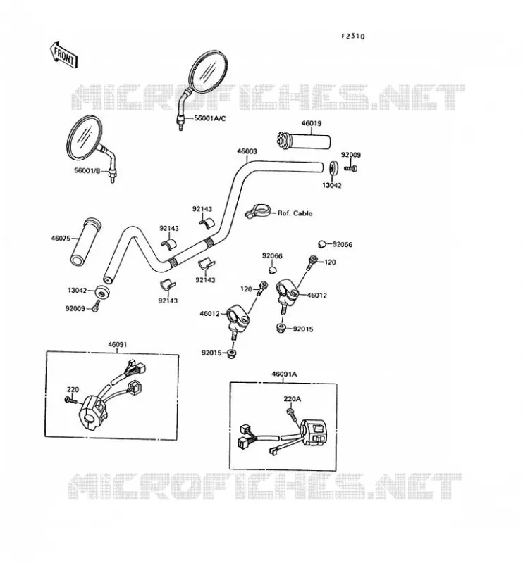 GUIDON Kawasaki MOTOS 1500 1994 VN-15  VN1500-C1