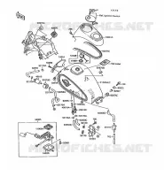 RESERVOIR CARBURANT pour Kawasaki VN-15 1995