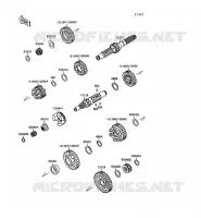 TRANSMISSION pour Kawasaki VN-15 1996
