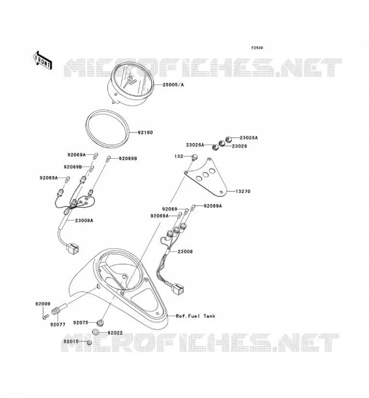 COMPTEURS Kawasaki MOTOS 1500 1996 VN1500 CLASSIC  VN1500-D1