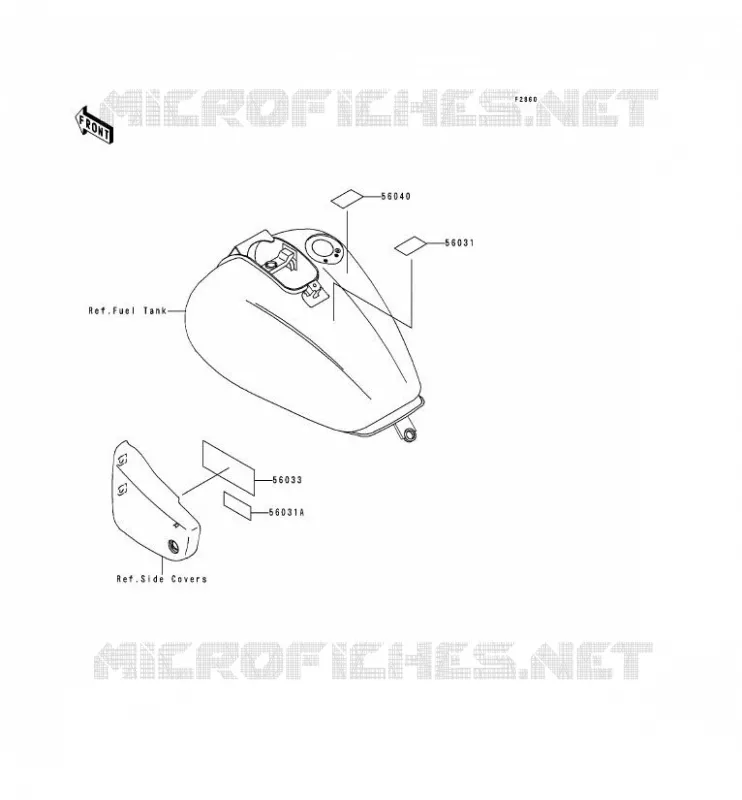 LABEL Kawasaki MOTOS 1500 1999 VN1500 CLASSIC  VN1500-E2