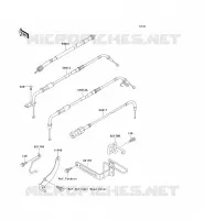 CABLES pour Kawasaki VN1500 CLASSIC 2001