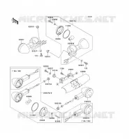CLIGNOTANTS pour Kawasaki VN1500 CLASSIC 2001