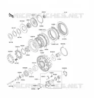 EMBRAYAGE pour Kawasaki VN1500 CLASSIC 2001