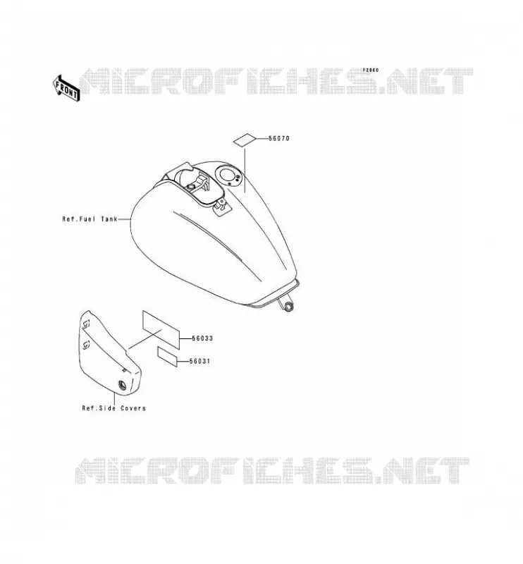 LABEL Kawasaki MOTOS 1500 1999 VN1500 CLASSIC  VN1500-F2
