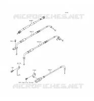 CABLES pour Kawasaki VN1500 CLASSIC TOURER 1998