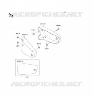 CACHE LAT&Eacute;RAL pour Kawasaki VN1500 CLASSIC TOURER 2000