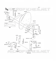 CARENAGE pour Kawasaki VN1500 CLASSIC TOURER 2000