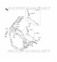 CH&Acirc;SSIS pour Kawasaki VN1500 CLASSIC TOURER 2000